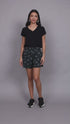 OWO The Label Women Shorts, Half Pant For Women Stripe Print, Best Quality Shorts (OTLWS12)
